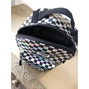 vans mini backpack holographic